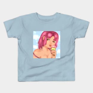 Pinky Ice Cream Kids T-Shirt